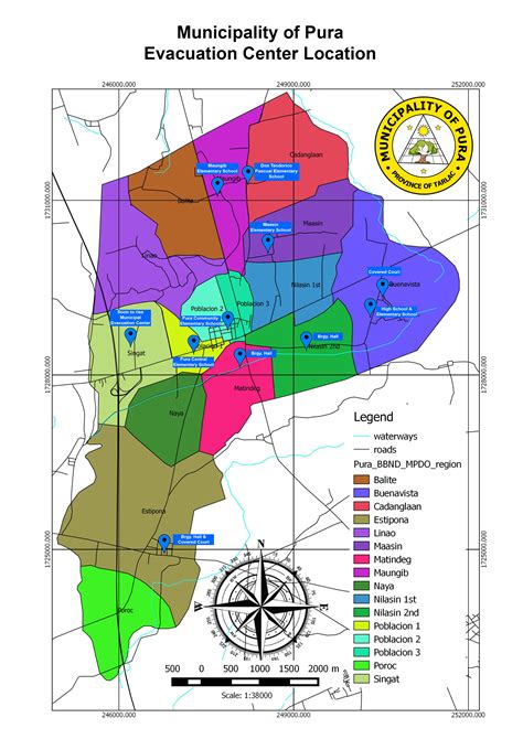 map of tarlac city with barangays